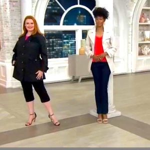 Susan Graver trench coat